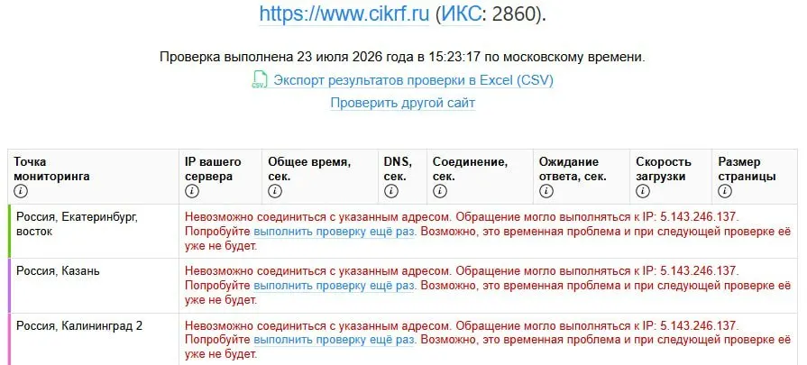 Ресурс Центральной избирательной комиссии перестал открываться одновременно для пользователей по всему миру после публикации деклараций кандидатов; официальных комментариев пока нет.